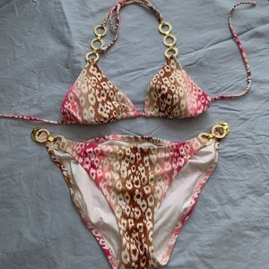 Victoria’s Secret pink animal print bikini